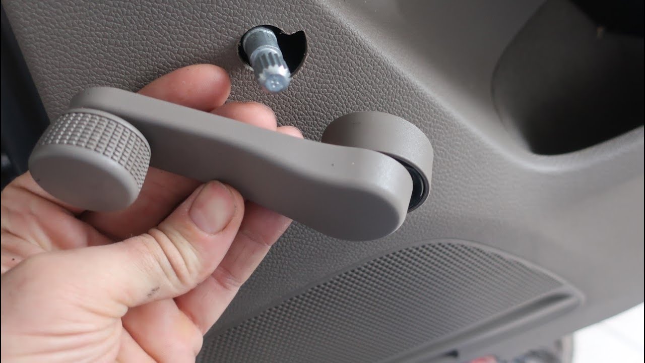 How To Remove A Manual Window Crank How to Remove Manual Window Crank - VW Golf 6 - YouTube