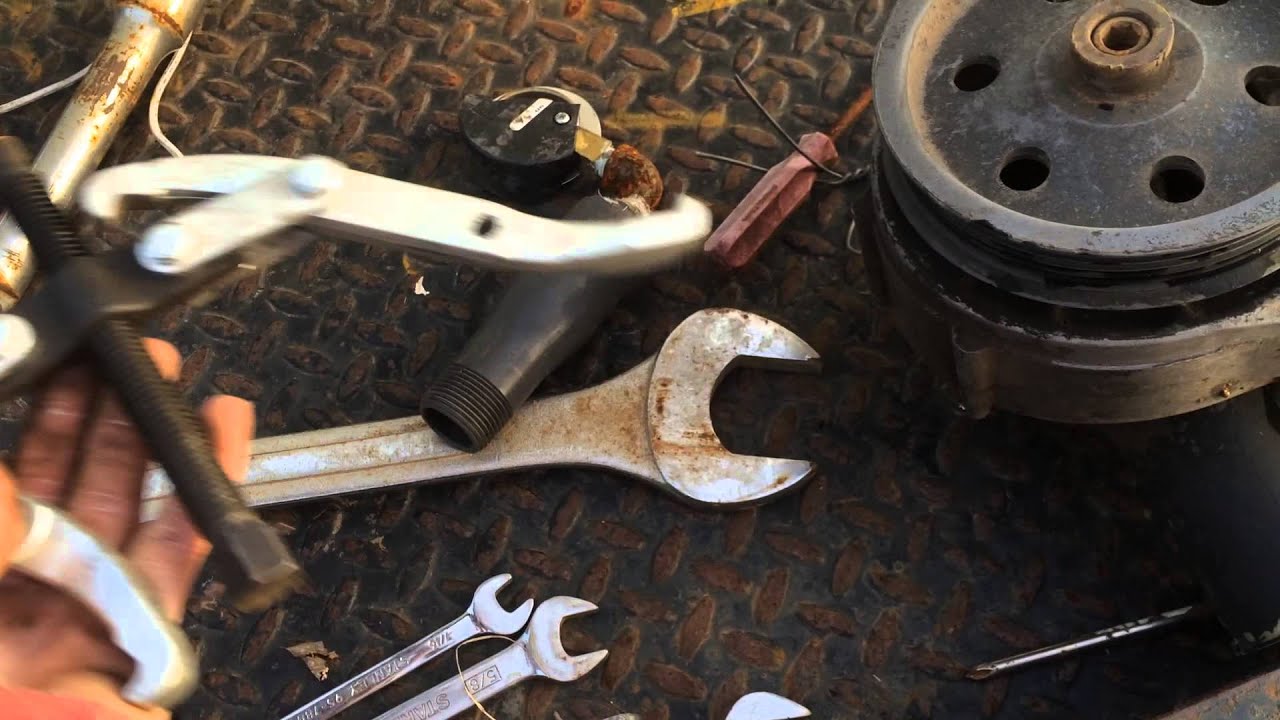 How To Take Off A Power Steering Pump How to remove power steering pump pulley - YouTube