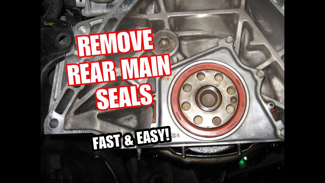 How To Remove Rear Main Seal How-To | Remove Rear Main Seals (Fast & Easy) - YouTube