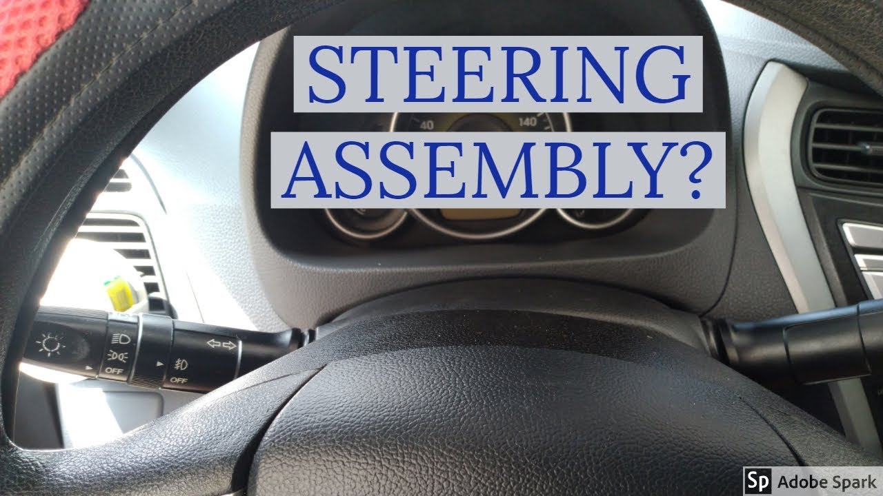How To Remove Steering Wheel Cover HOW TO REMOVE UPPER AND LOWER STEERING ASSEMBLY COVER - YouTube