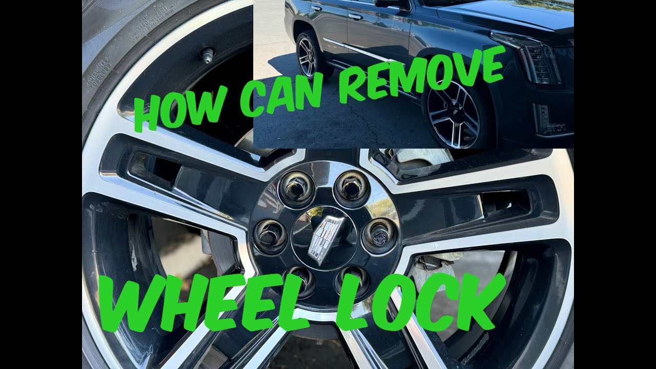 How To Take Wheel Lock Off Without Key HOW TO REMOVE WHEEL LOCKS WITHOUT A KEY TOOL - YouTube