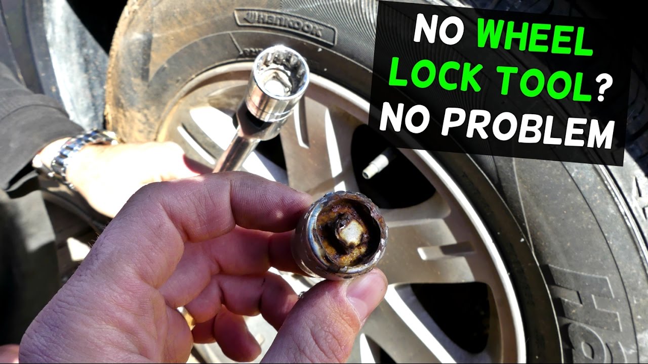 How To Remove Rim Locks Without Key HOW TO REMOVE WHEEL LOCKS WITHOUT A KEY - YouTube