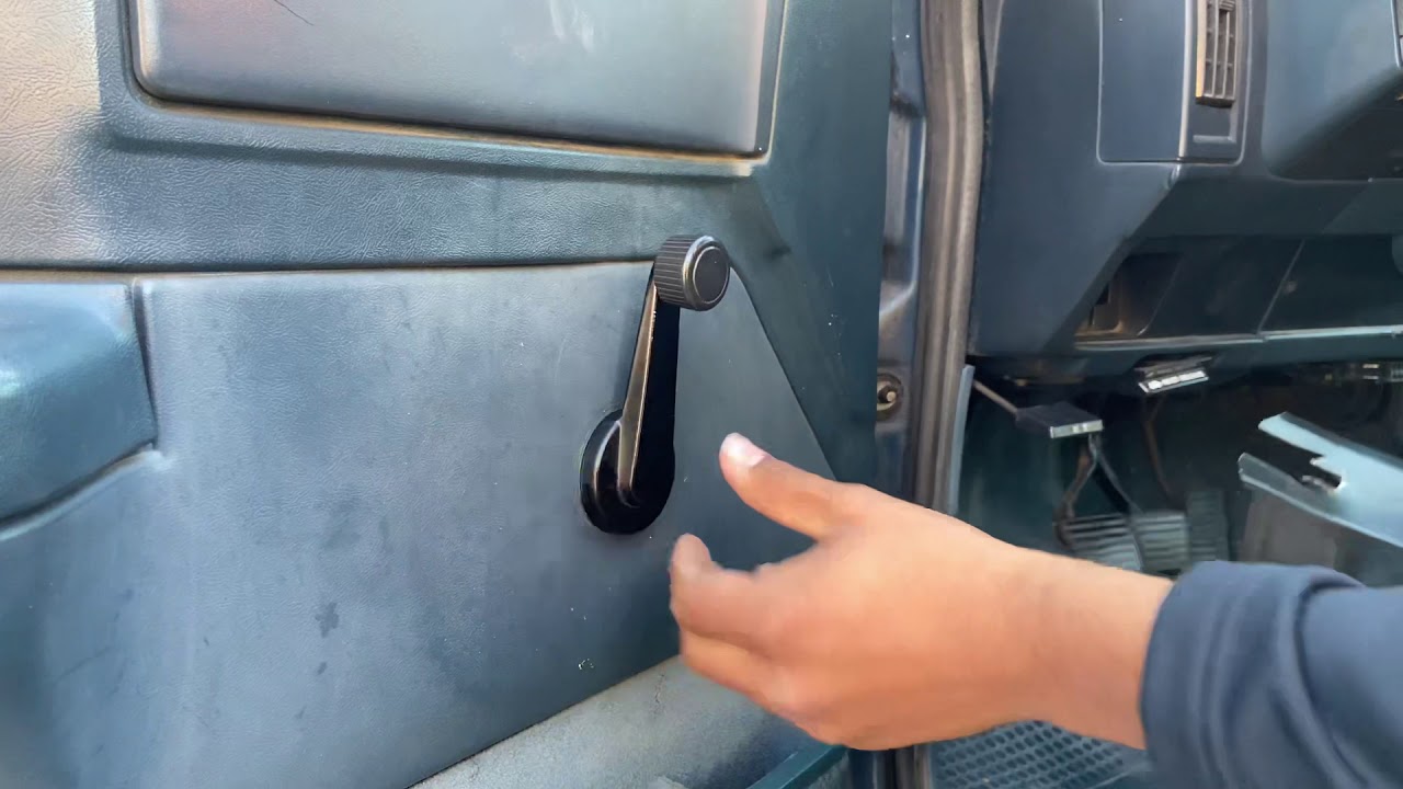 How To Remove Manual Window Crank Without Tool How To Remove Window Crank Handle