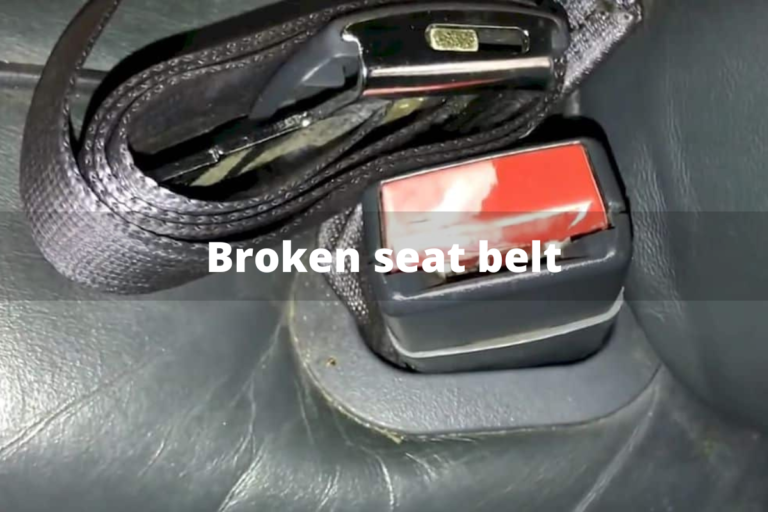 How To Fix A Broken Seat Belt