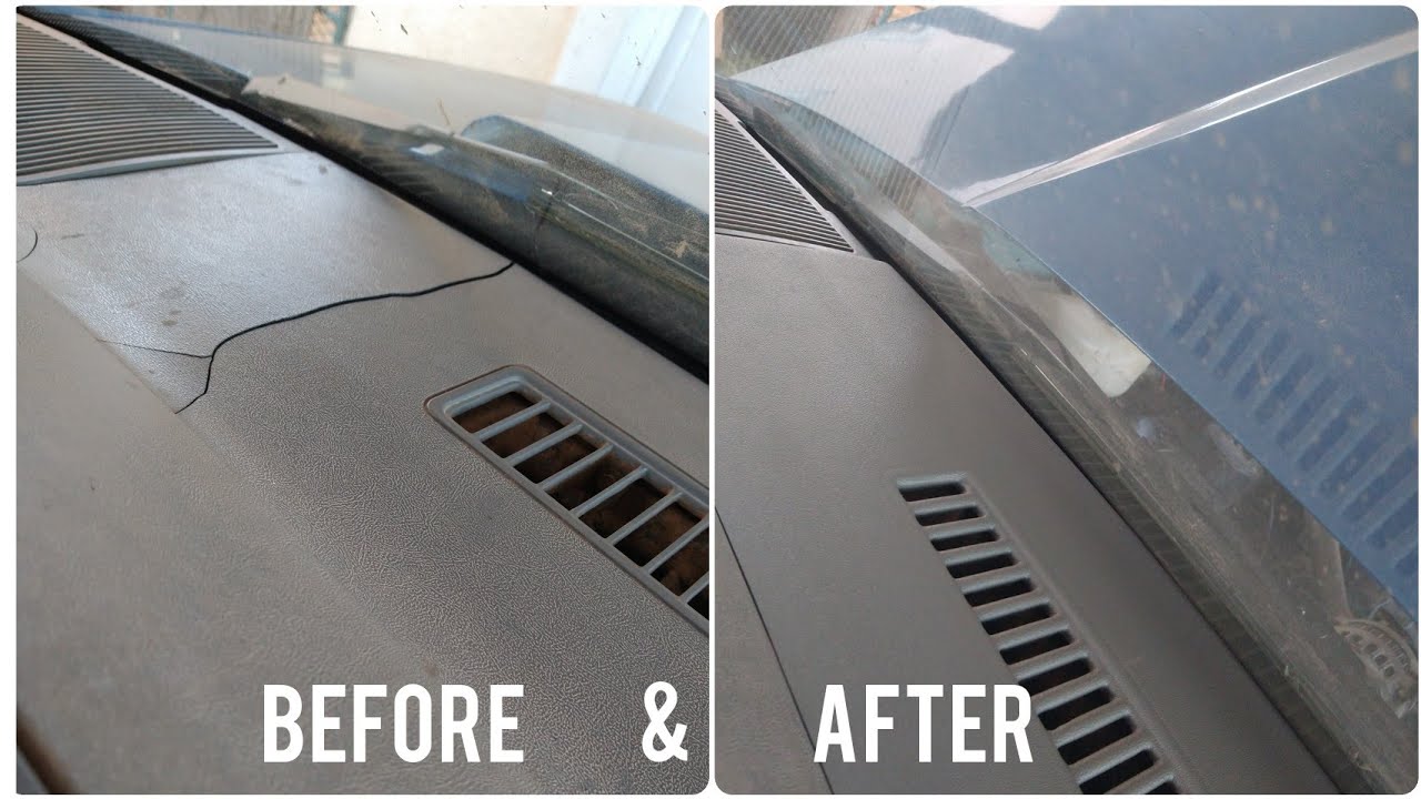 How To Fix A Dash Crack How to repair a cracked dash (cheap) - YouTube