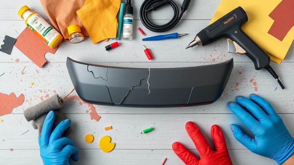 How To Repair A Crack On A Plastic Bumper