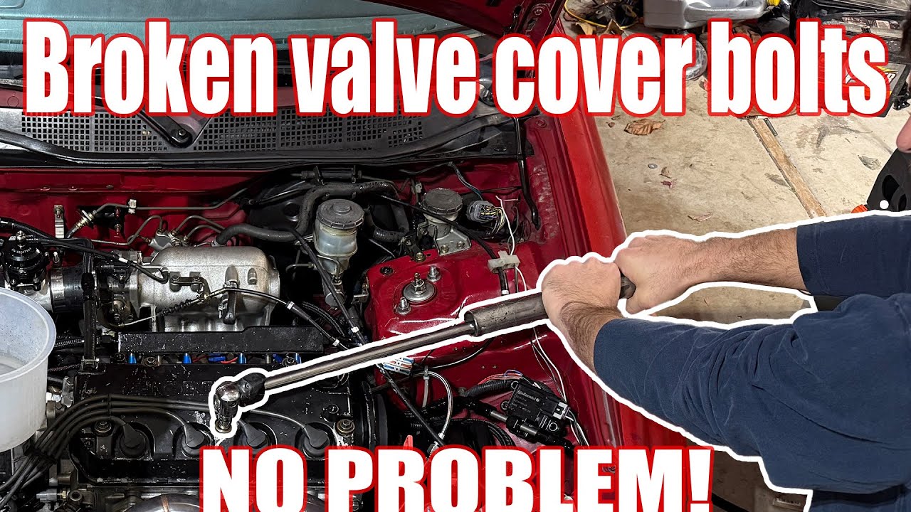 How To Remove Broken Valve Cover Bolt How to Repair Broken Valve Cover Bolts (Or Threads) - YouTube