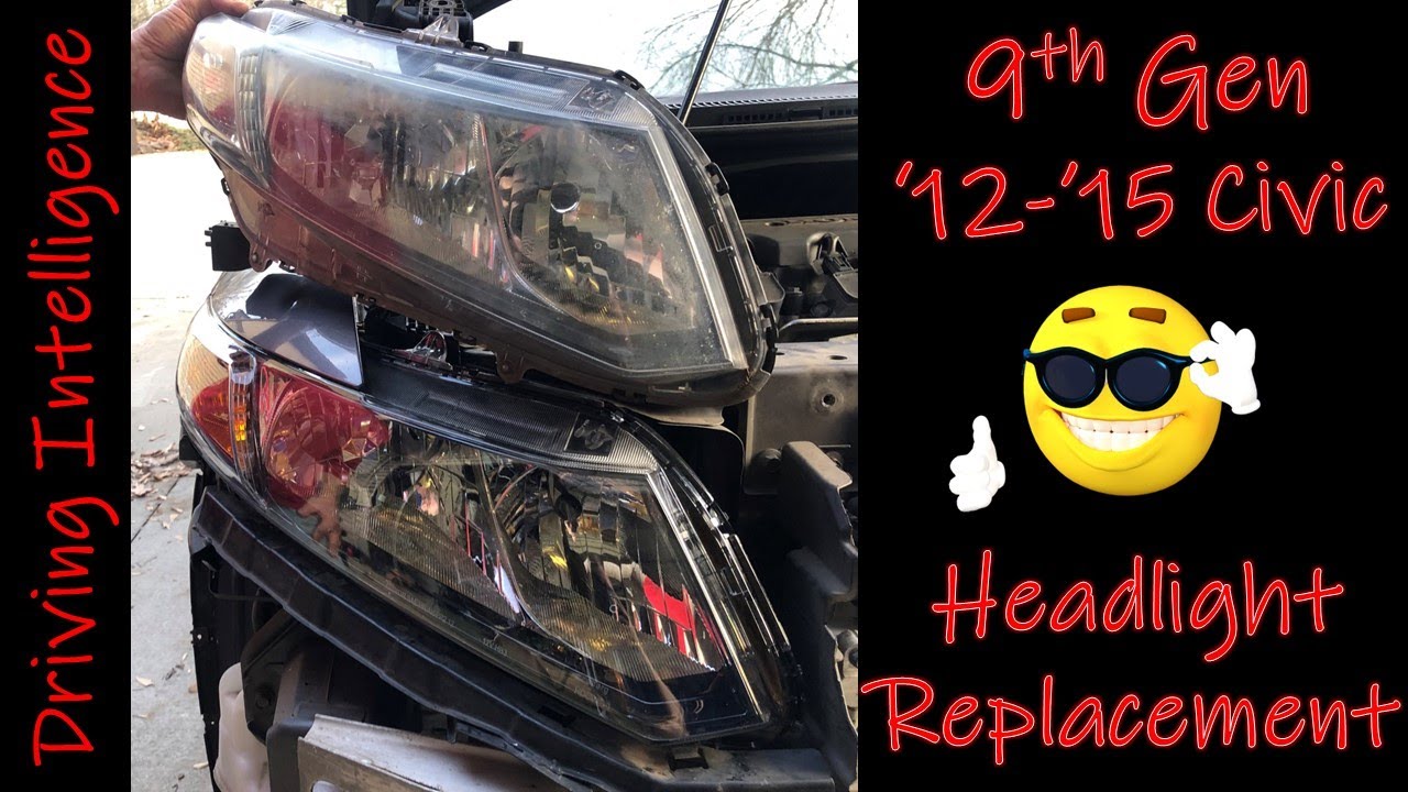 How To Remove The Headlight Cover How To Replace '12-'15 Honda Civic Headlight Assembly: Bumper Cover