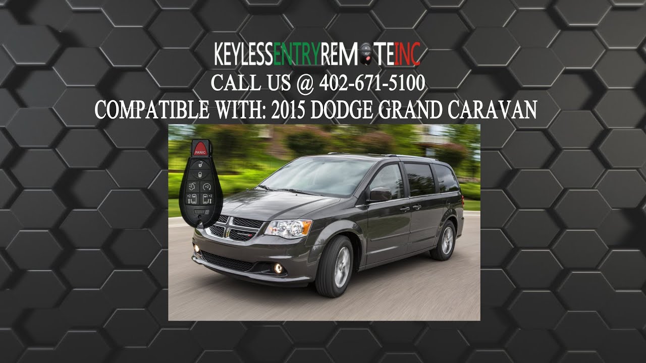 How To Find Fcc Id For Key Fob How To Replace A 2008 - 2019 Dodge Grand Caravan Key Fob Battery FCC ID