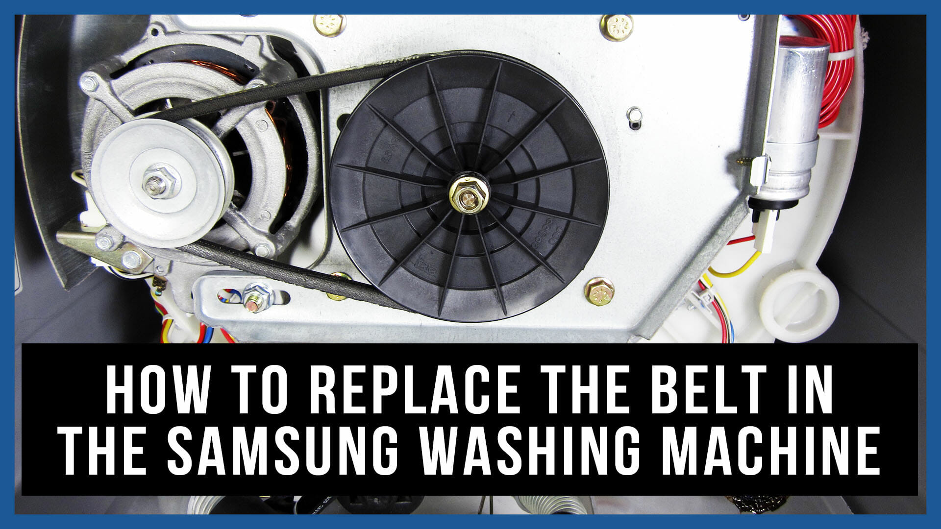 How To Change A Washer Belt How To Replace A Belt On A Samsung Washing Machine at Brendan Gates blog