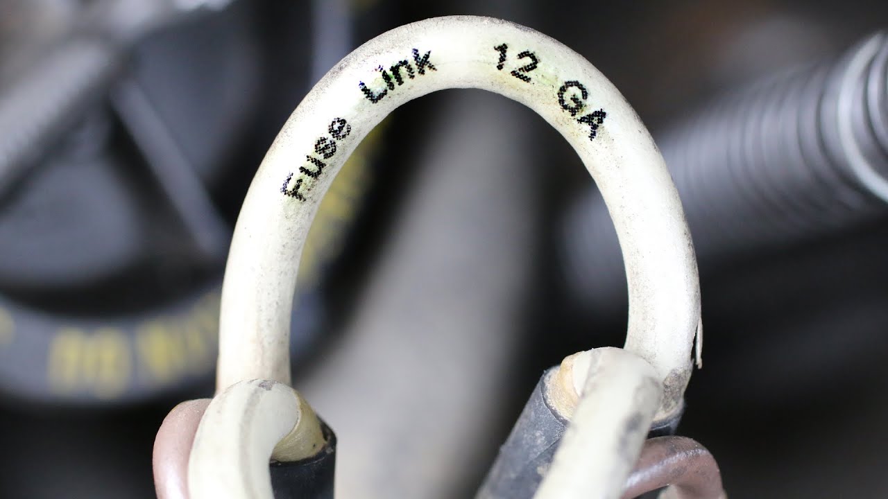 How To Tell If A Fusible Link Is Bad How to Replace a Fusible Link (Car won't Start) - YouTube