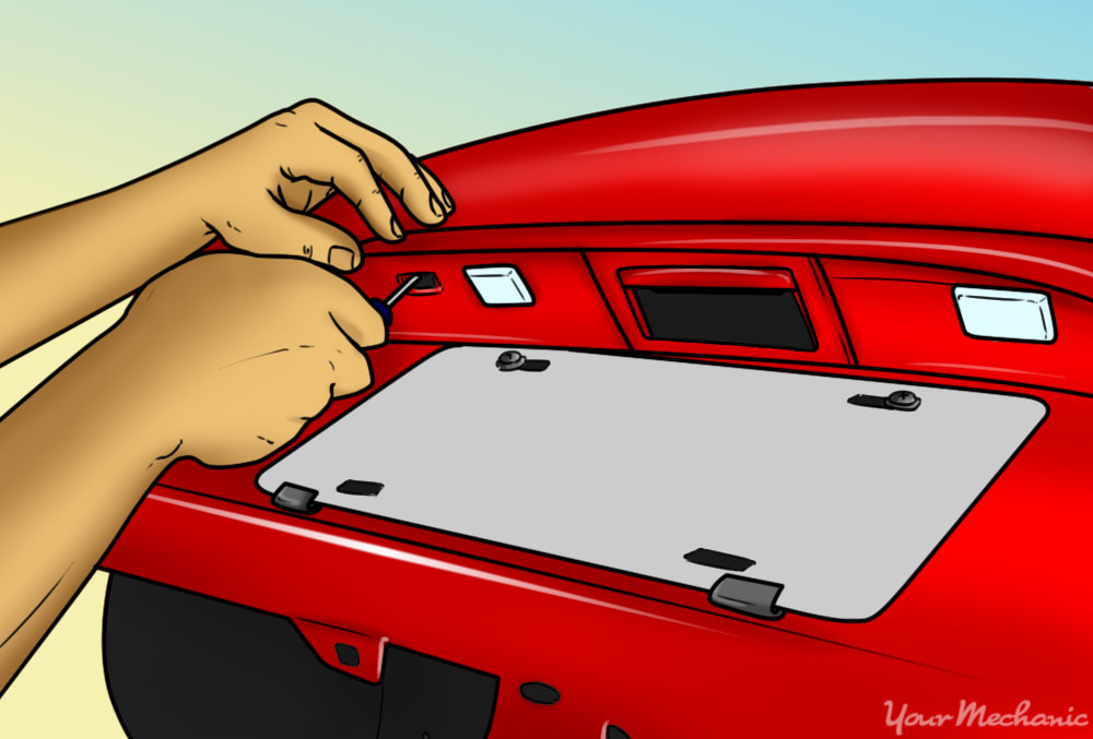 How To Replace A License Plate Bulb How to Replace a License Plate Bulb | YourMechanic Advice