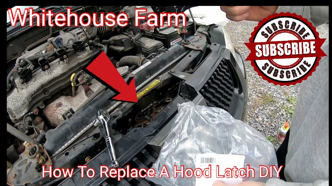 How To Open The Hood Of A Nissan Altima How To Replace A Nissan Hood Latch - YouTube