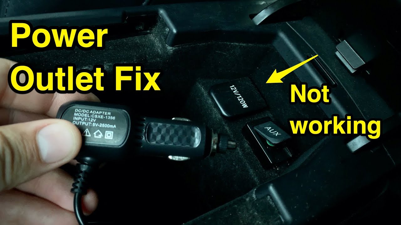 12v Outlet Not Working In Car