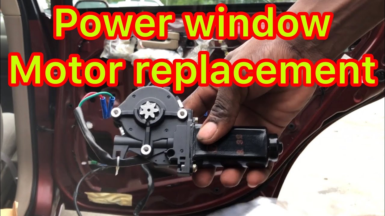 How To Replace The Window Motor HOW TO REPLACE A POWER WINDOW MOTOR! - YouTube