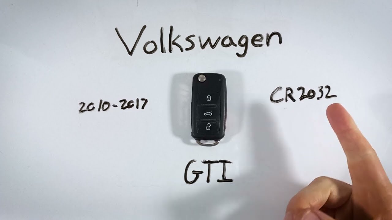 How To Replace Volkswagen Key Fob Battery