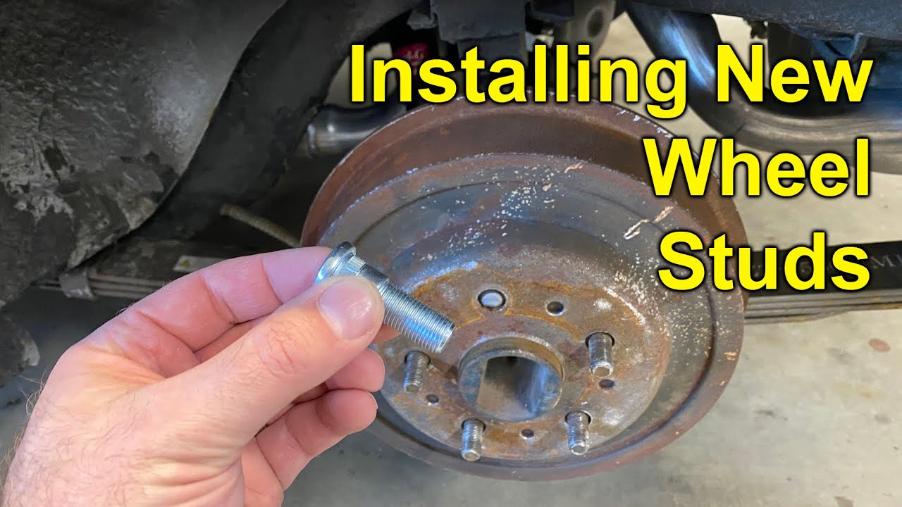 How To Replace A Wheel Stud How to Replace a Wheel Stud - YouTube