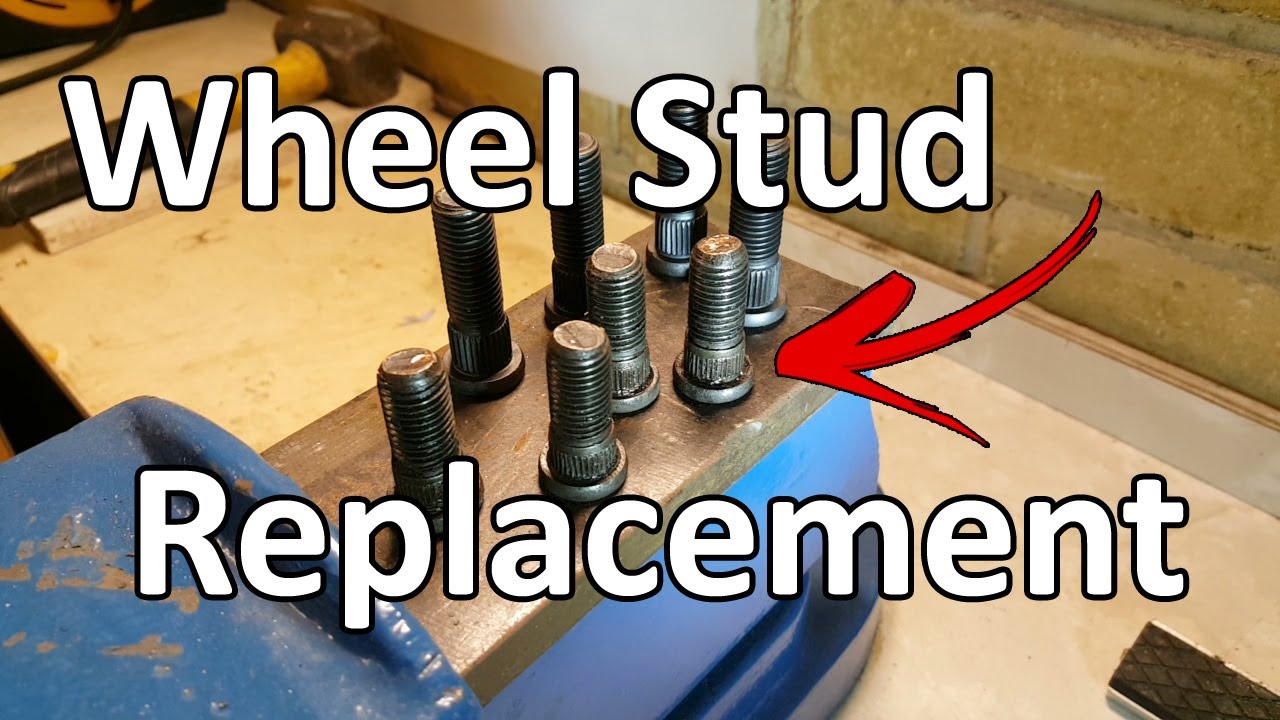 How To Remove Broken Stud From Wheel How To Replace Bent or Broken Wheel Studs - Removal and Installation