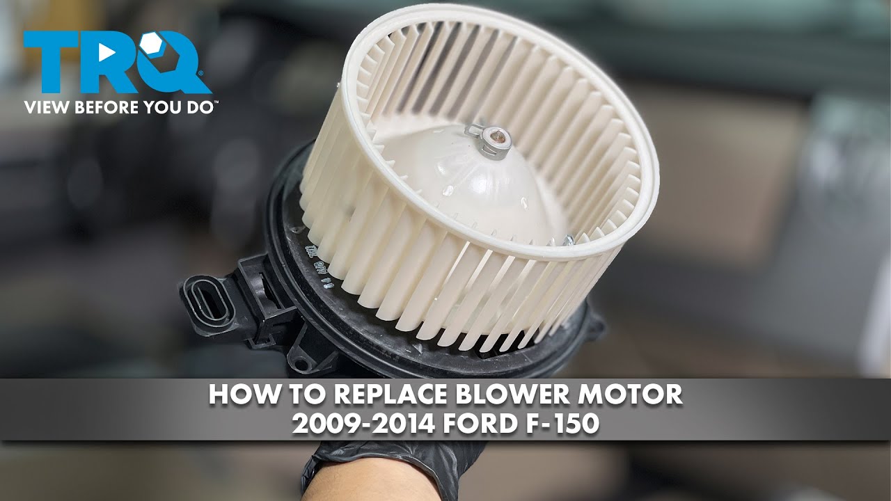 How To Take Out Blower Motor How to Replace Blower Motor 2009-2014 Ford F-150 - YouTube