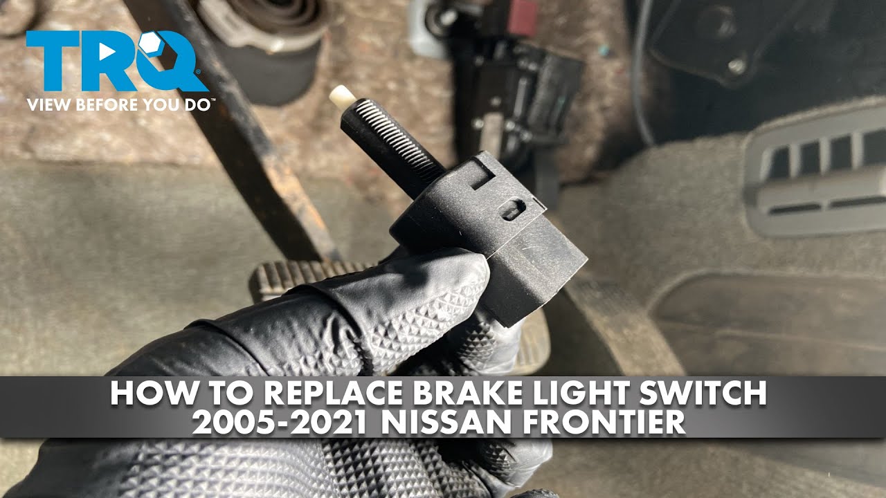 How To Replace The Brake Light Switch How to Replace Brake Light Switch 2005-2021 Nissan Frontier - YouTube