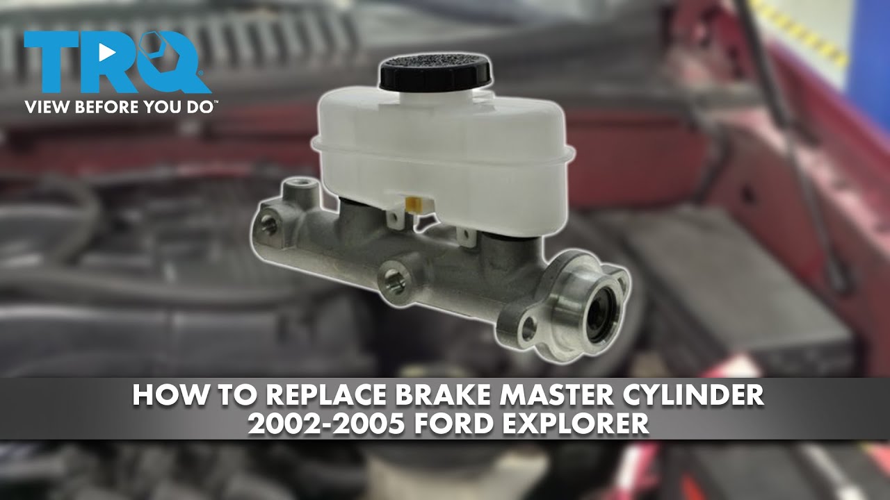 How To Replace A Brake Master Cylinder How to Replace Brake Master Cylinder 2002-2005 Ford Explorer - YouTube