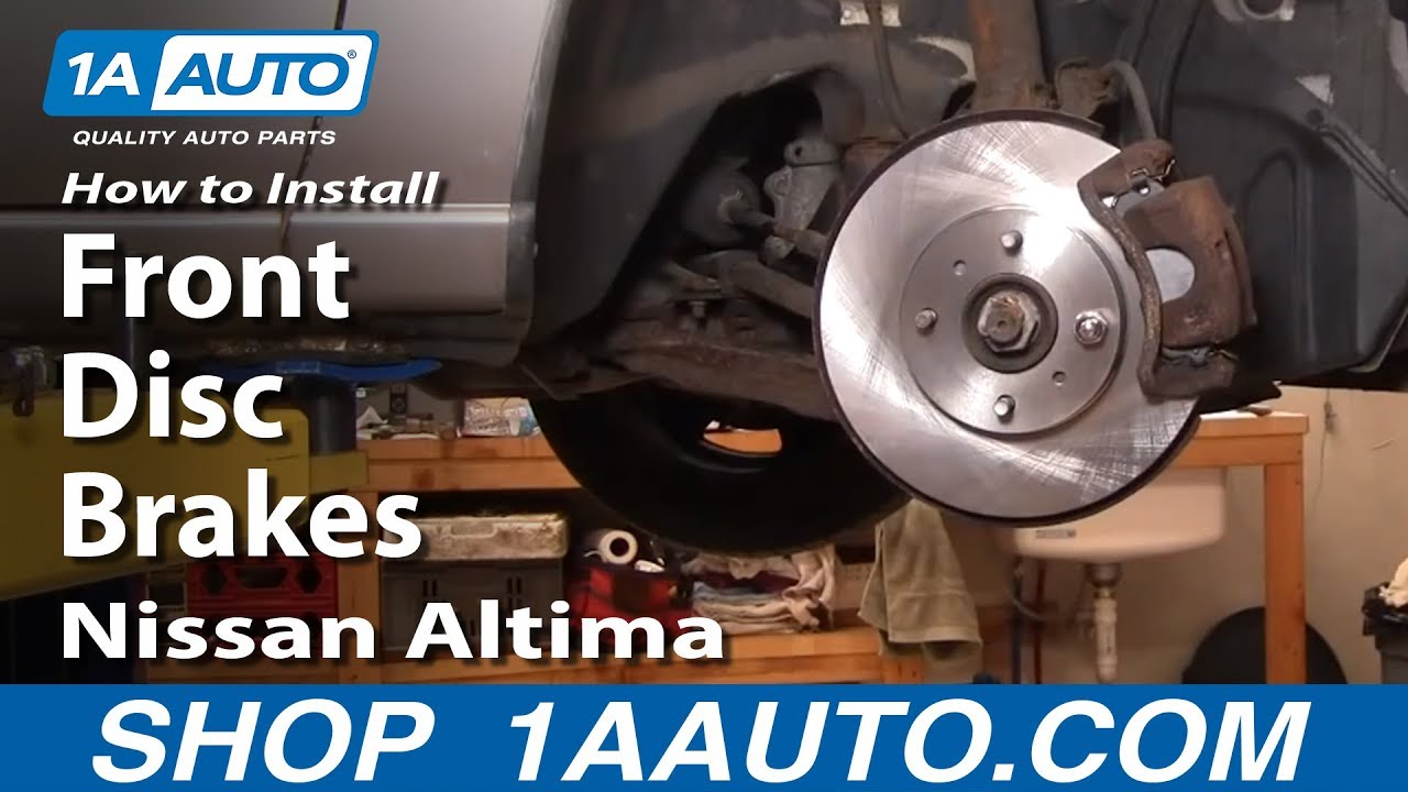 How To Change Brakes Nissan Altima How to Replace Brakes 93-01 Nissan Altima - YouTube