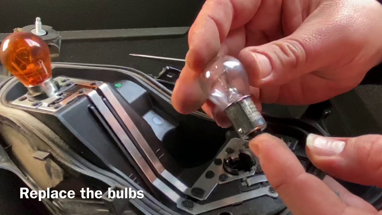 How To Replace A Brake Light Bulb How to replace bulb back light change Brake light disassembly turn