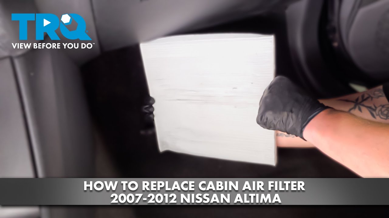 How To Change Cabin Air Filter Nissan Altima How to Replace Cabin Air Filter 2007-2012 Nissan Altima - YouTube
