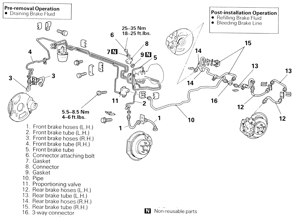 2000 Dodge Dakota Brake Line Diagram