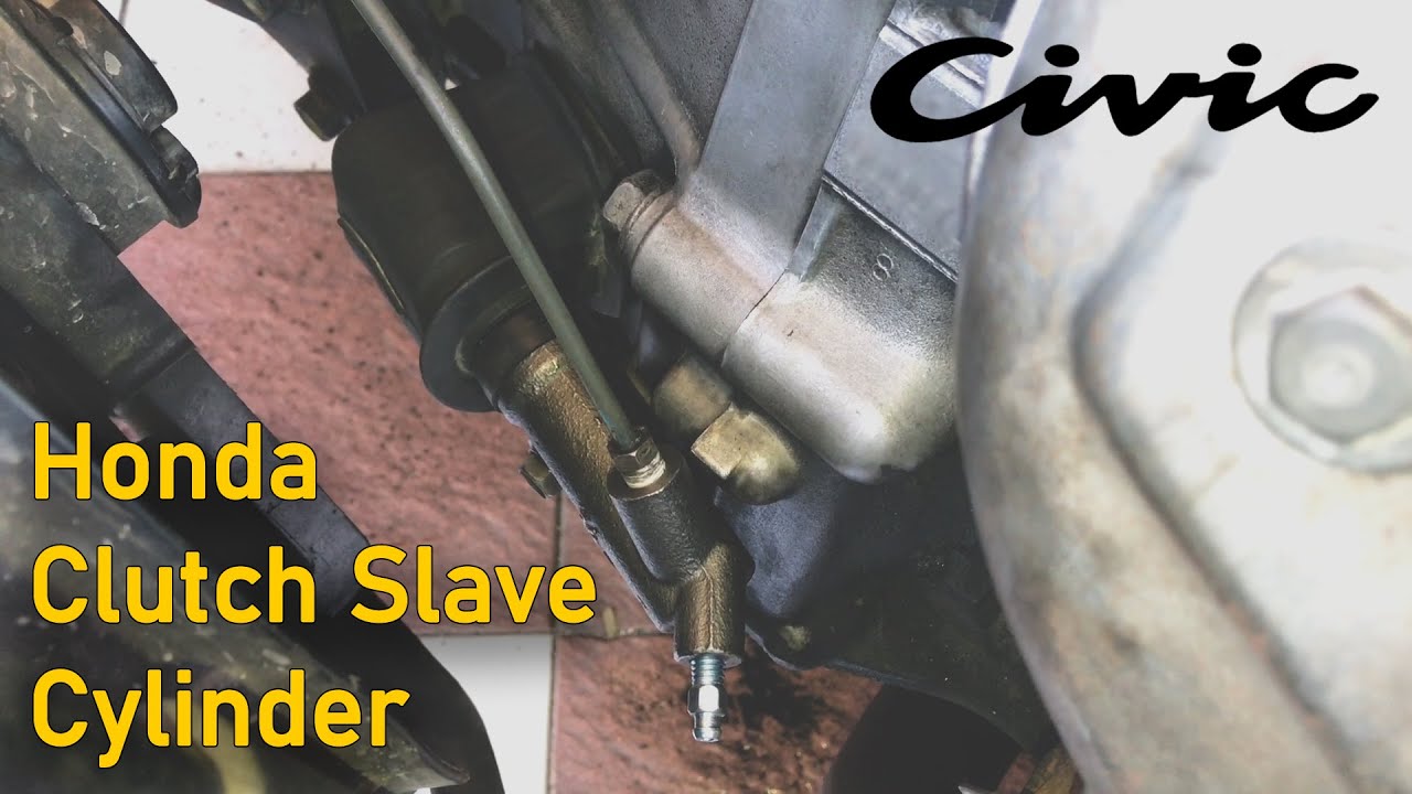 How To Change A Slave Cylinder How to Replace Clutch Slave Cylinder - Honda - YouTube
