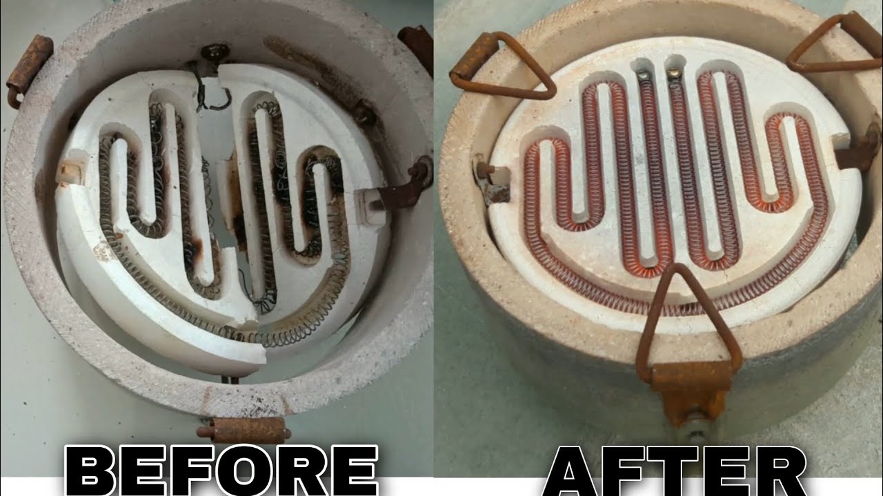 How To Replace A Heater Coil How to replace coil element and plate in cooking heater at home