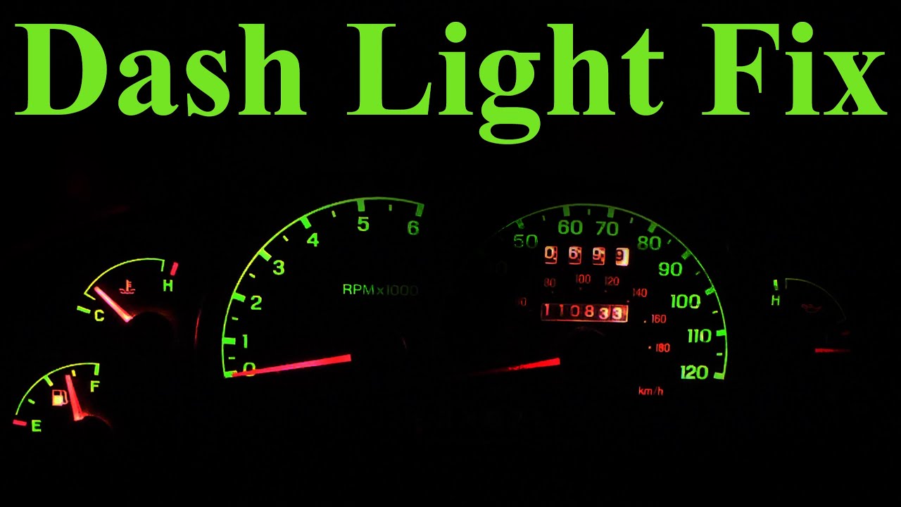 How To Fix Instrument Panel Lights How to Replace Dashboard Lights (In Depth) - YouTube