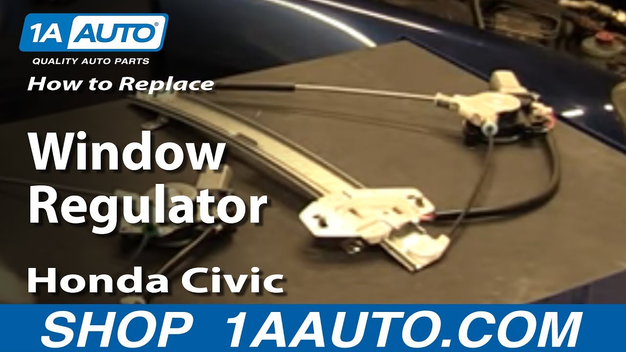 How To Replace Driver Side Window How To Replace Driver Side Window On Honda Civic 06-11 Honda