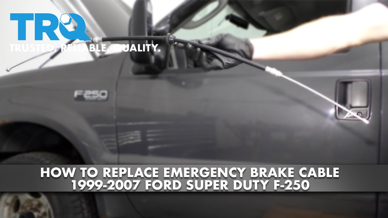 How To Replace Emergency Brake Cable How to Replace Emergency Brake Cable 1999-2007 Ford Super Duty F-250