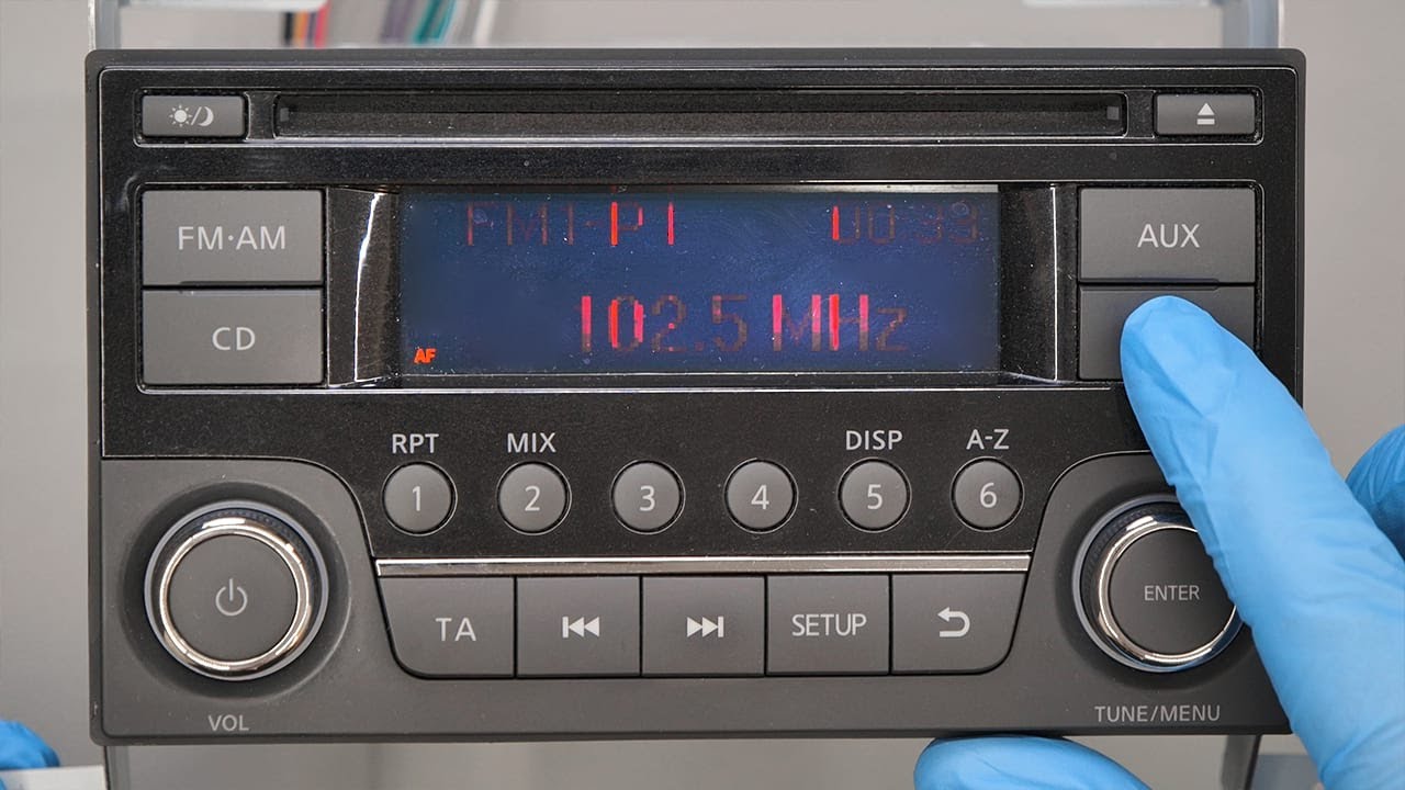 How To Reset A Nissan Radio How to replace faulty Nissan car radio display - YouTube