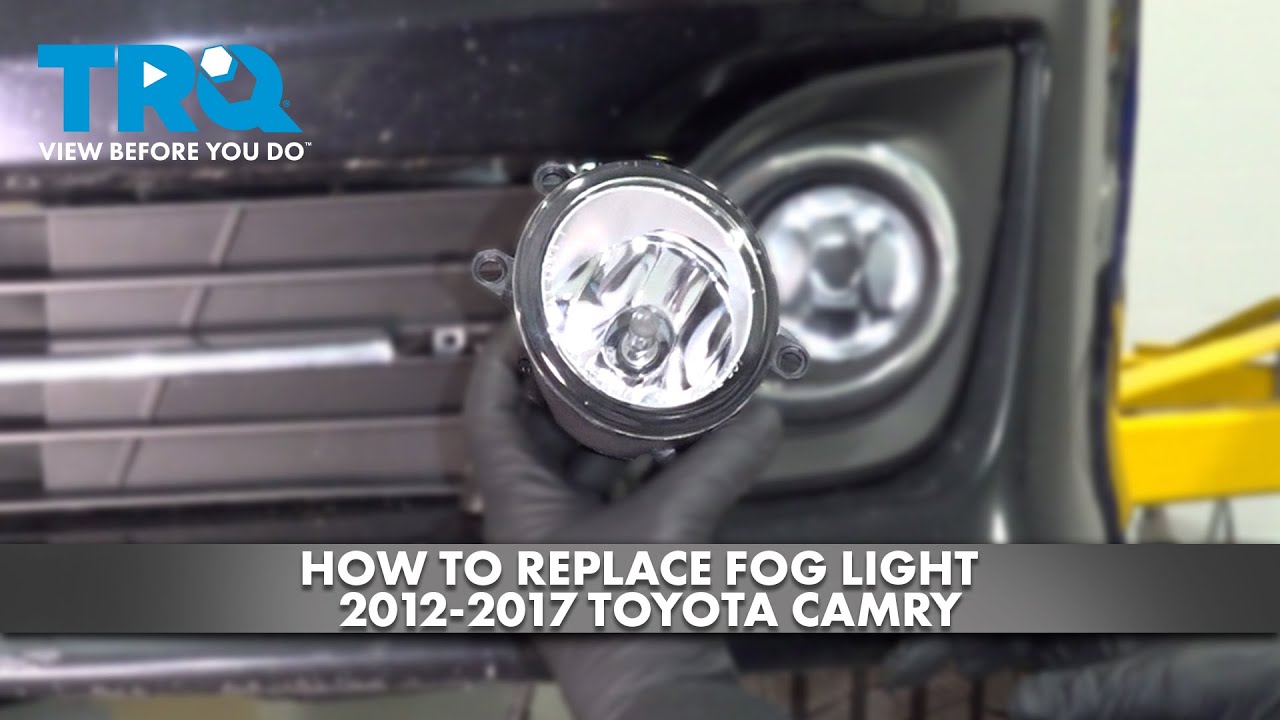 How To Replace A Fog Light How to Replace Fog Light 2012-2017 Toyota Camry - YouTube