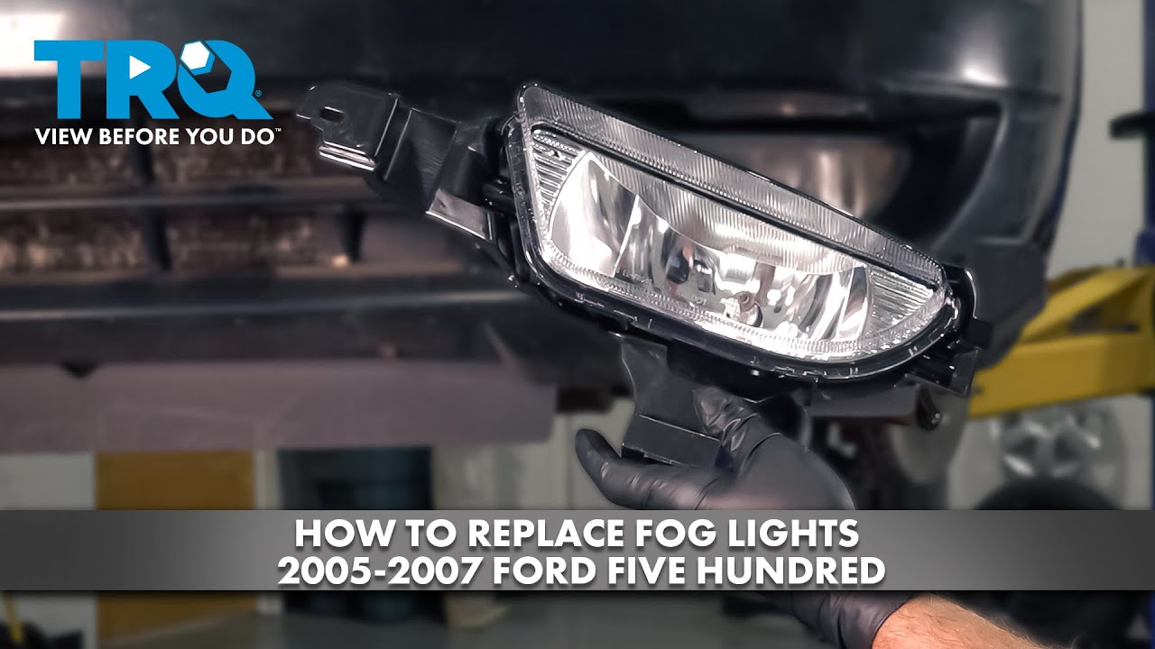 How To Replace A Fog Light How to Replace Fog Lights 2005-2007 Ford Five Hundred - YouTube