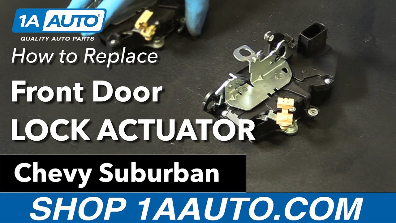 How To Install Aftermarket Door Lock Actuator How to Replace Front Door Lock Actuator 07-09 Chevy Suburban - YouTube