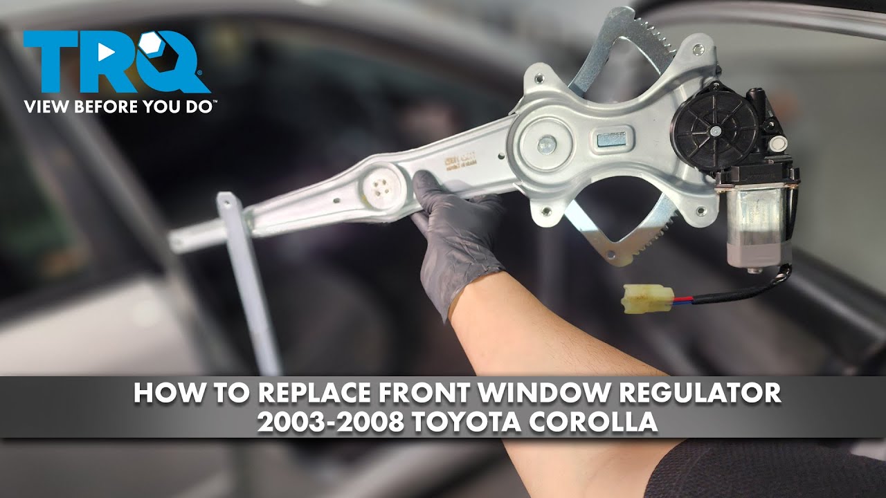 How To Replace A Window Regulator How to Replace Front Window Regulator with Motor 2003-2008 Toyota