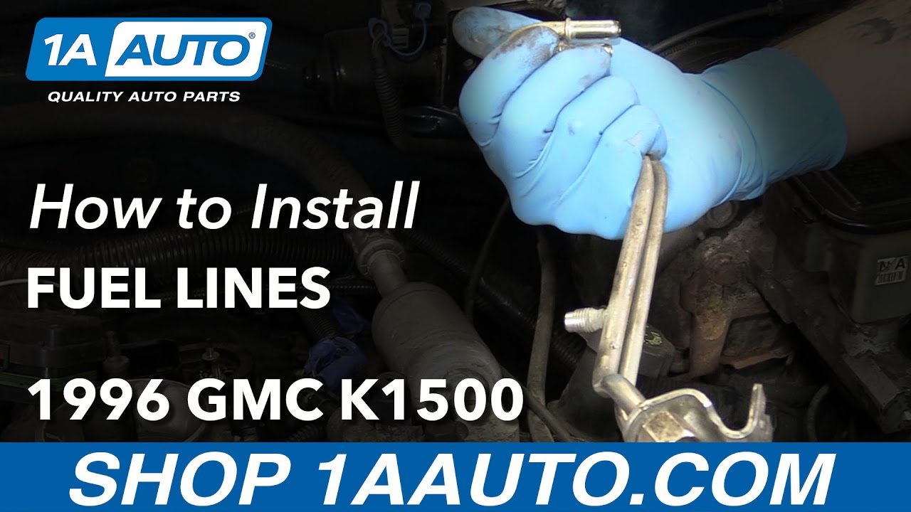 How To Change A Fuel Line How to Replace Fuel Lines 88-98 GMC K1500 - YouTube