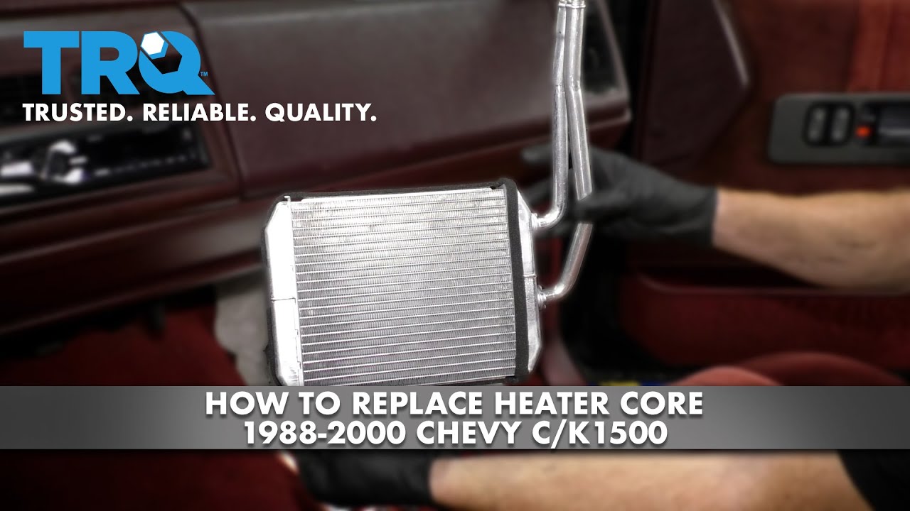 How To Take Out Heater Core How to Replace Heater Core Chevy C/K1500 1988-2000 - YouTube