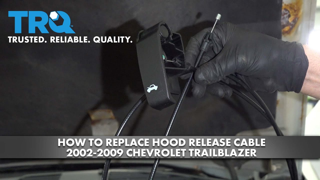 How To Replace A Bonnet Release Cable How to Replace Hood Release Cable 2002-2009 Chevy Trailblazer - YouTube