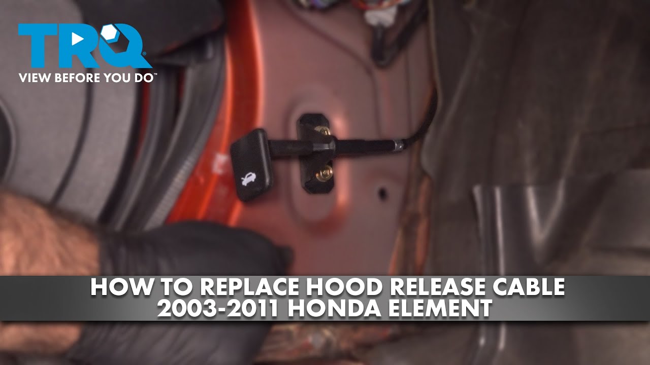 How To Replace Hood Release Cable How to Replace Hood Release Cable 2003-2011 Honda Element - YouTube