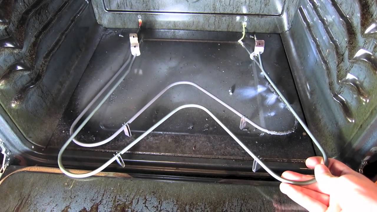 How To Replace A Heater Coil HOW TO REPLACE INSTALL BAKE / HEATING ELEMENT IN OVEN - YouTube