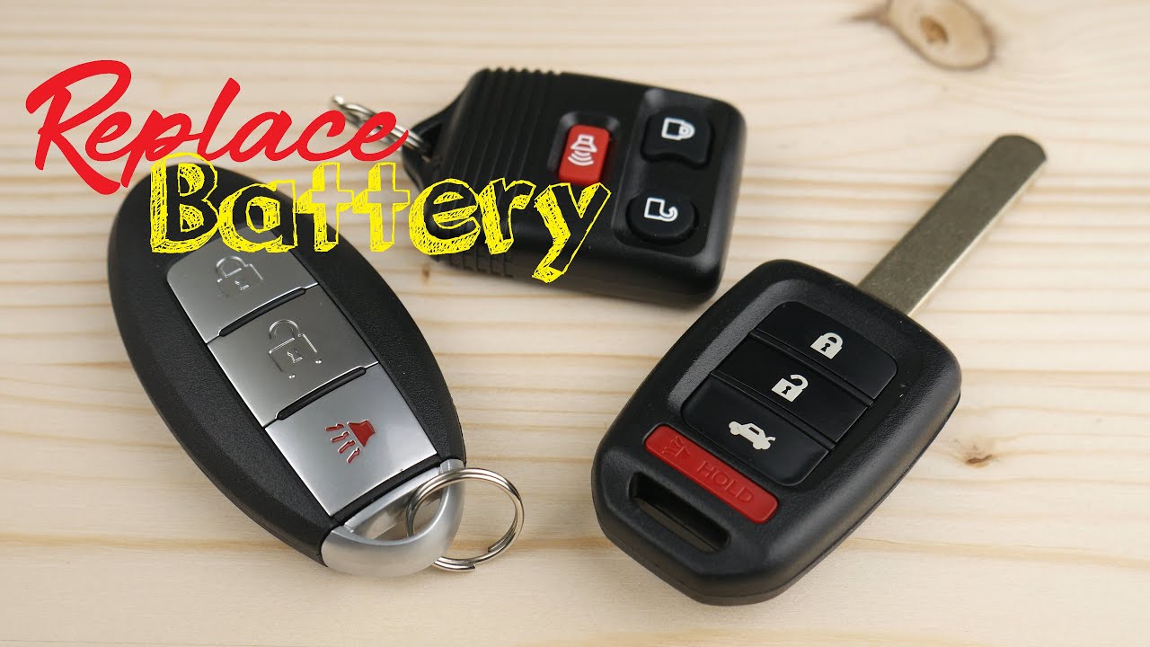 How To Change Battery Infiniti Key How To Replace Install Battery Car Key Fob Remote Easy Simple - YouTube