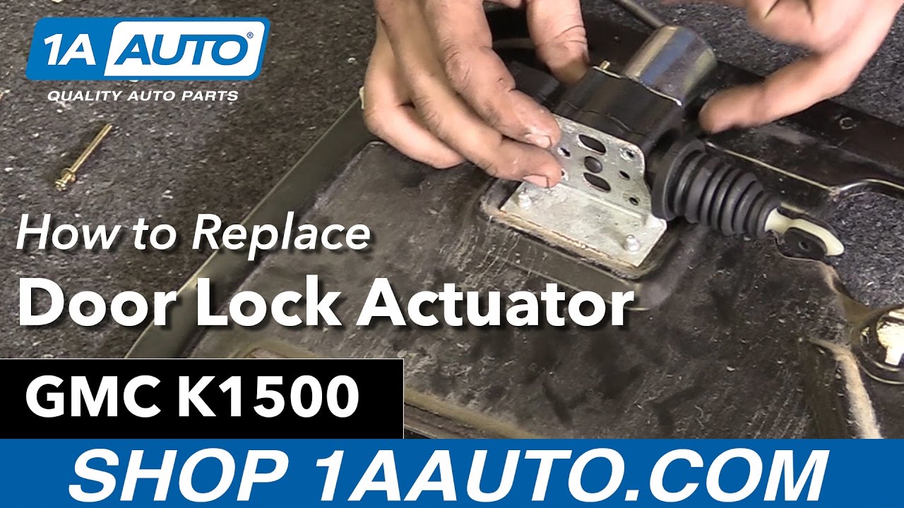 How To Install Aftermarket Door Lock Actuator How to Replace Install Door Lock Actuator 96 GMC Sierra K1500 - YouTube
