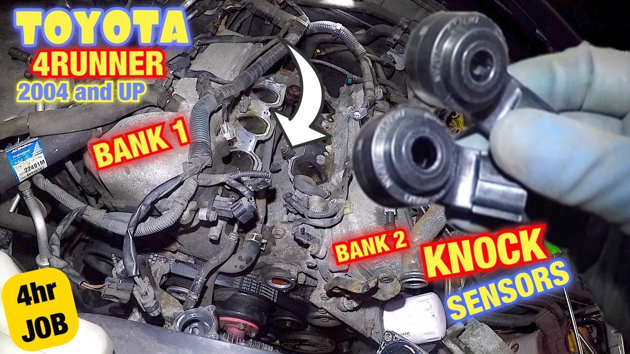 How To Change A Knock Sensor How to replace knock Sensors on Toyota 4 Runner 2004 and UP Code P0333