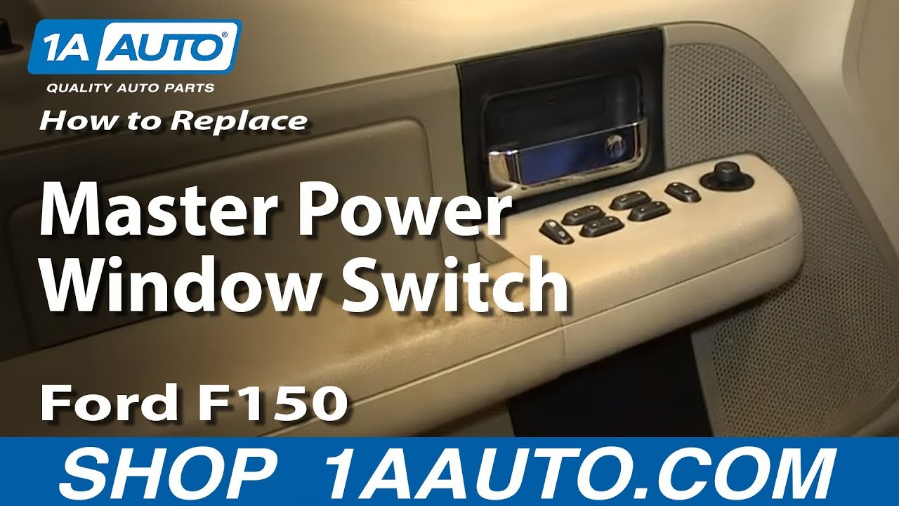 How To Replace Power Window Switch How To Replace Master Power Window Switch 04-08 Ford F150 - YouTube