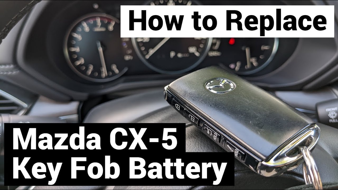 How To Charge A Key Fob How to Replace Mazda CX-5 Key Fob Battery - YouTube