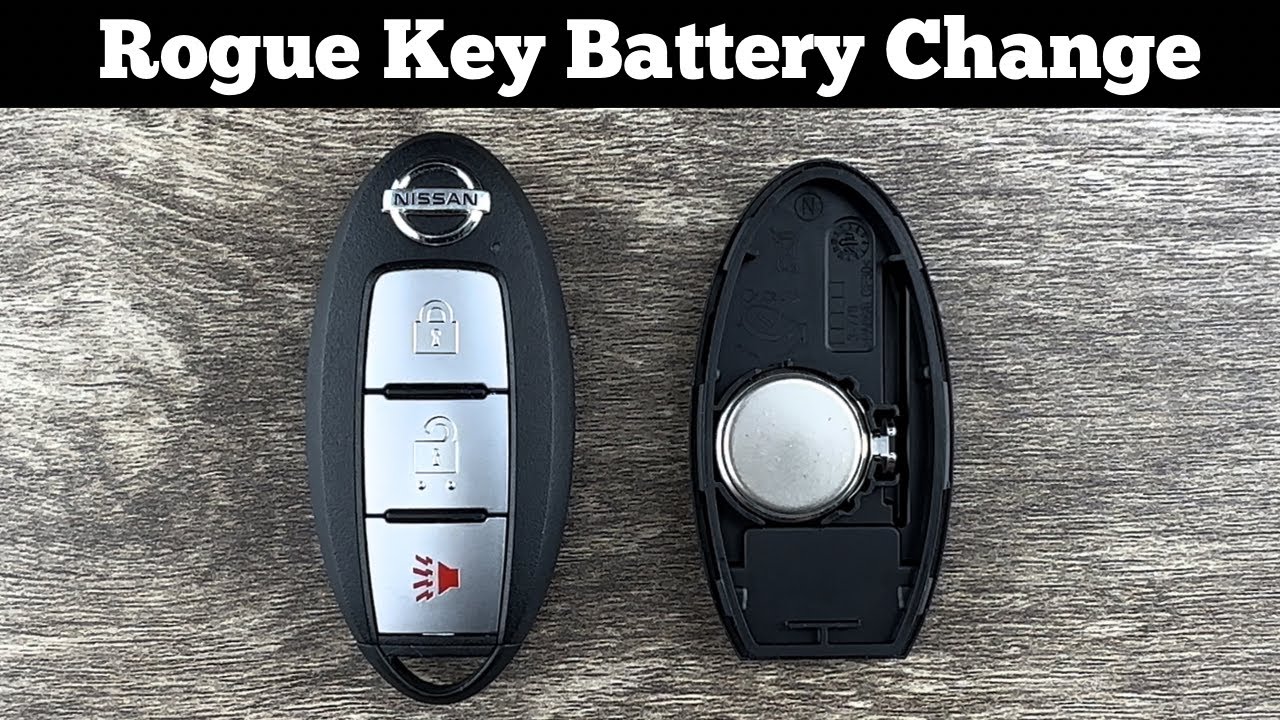 How To Change Nissan Rogue Key Fob Battery How To Replace NISSAN ROGUE Remote Key Fob Battery 2019 - 2021 DIY